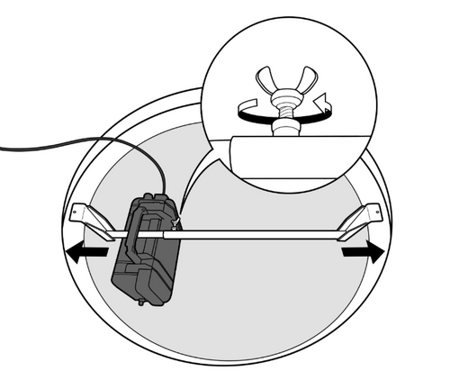 Adjustable manhole crossbeam